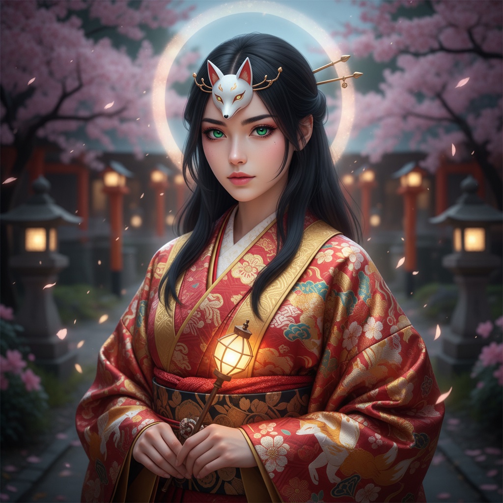 Kitsune Shrine Maiden