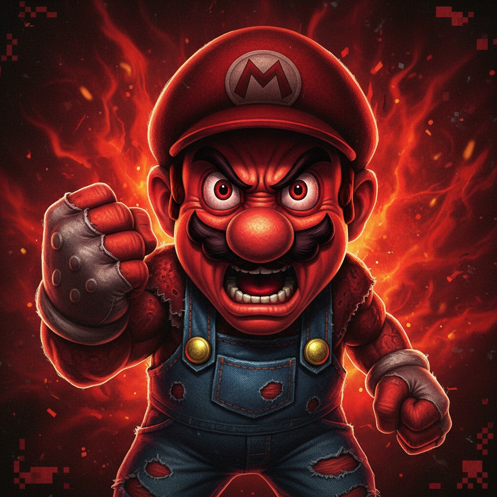 Angry Mario
