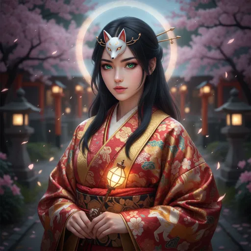 Kitsune Shrine Maiden